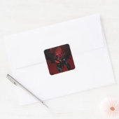 Batman Crimson Leap Vierkante Sticker (Envelop)
