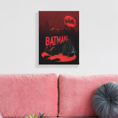 Batman Crimson Rain Canvas Afdruk (Insitu (Woonkamer))