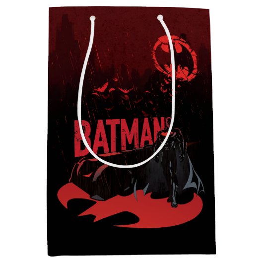Batman Crimson Rain Medium Cadeauzakje (Voorkant)