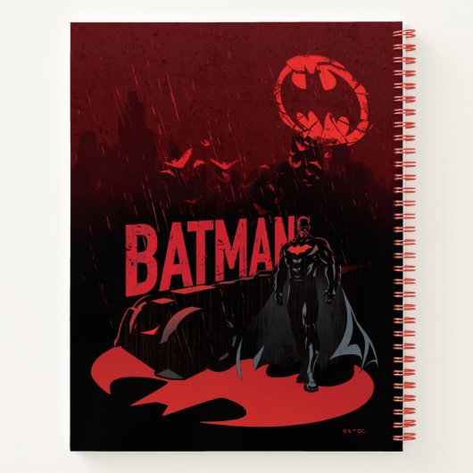 Batman Crimson Rain Notitieboek (Achterkant)
