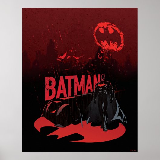 Batman Crimson Rain Poster (Voorkant)