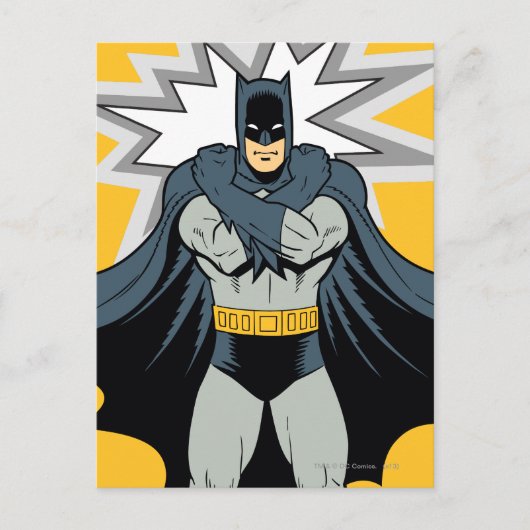 Batman Cross Arms Briefkaart (Voorkant)