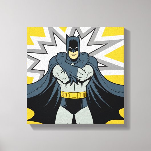 Batman Cross Arms Canvas Afdruk (Voorkant)