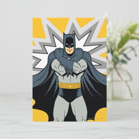 Batman Cross Arms Kaart (Staand voorkant)