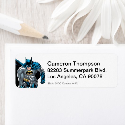 Batman Crouches 2 Etiket (Insitu)