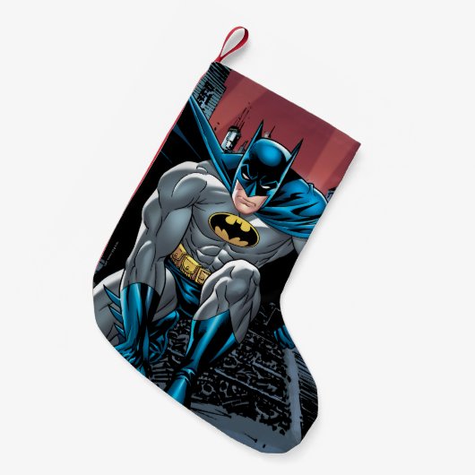 Batman Crouches 2 Kleine Kerstsok (Voorkant (Hangend))