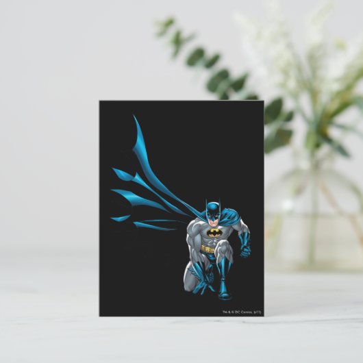 Batman Crouches Briefkaart (Staand voorkant)