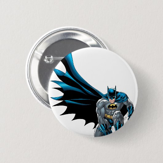 Batman Crouches Ronde Button 5,7 Cm (Voorkant /achterkant)