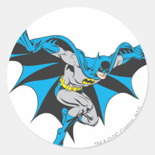 Batman Crouches Ronde Sticker