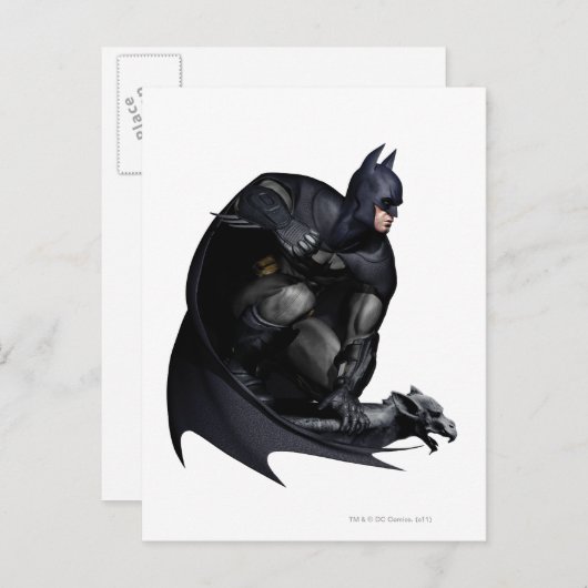Batman Crouching Briefkaart (Voorkant / Achterkant)