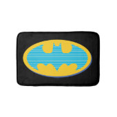 Batman | Cyaan Stripesymbool Badmat (Voorkant)