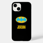 Batman | Cyaan Stripesymbool Case-Mate iPhone Case (Achterkant)