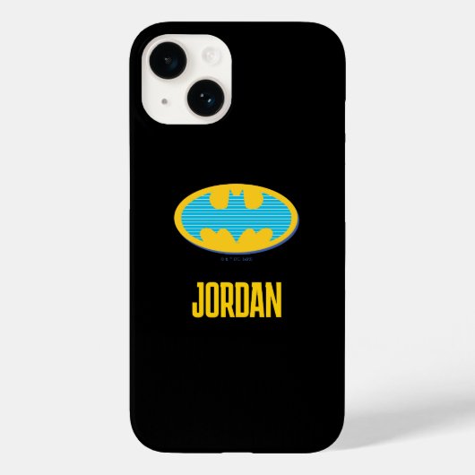 Batman | Cyaan Stripesymbool Case-Mate iPhone Case (Achterkant)