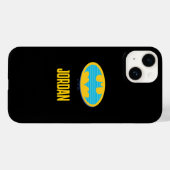 Batman | Cyaan Stripesymbool Case-Mate iPhone Case (Achterkant (horizontaal))