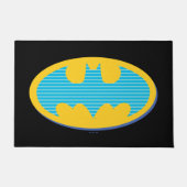 Batman | Cyaan Stripesymbool Deurmat (Voorkant)