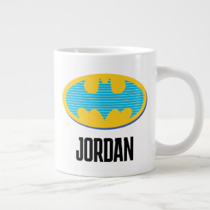 Batman   Cyaan Stripesymbool Grote Koffiekop