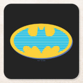 Batman | Cyaan Stripesymbool Kartonnen Onderzetters (Voorkant)