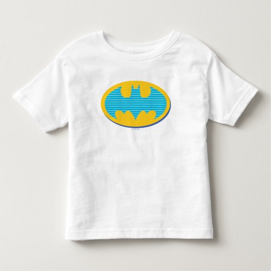 Batman | Cyaan Stripesymbool Kinder Shirts (Voorkant)