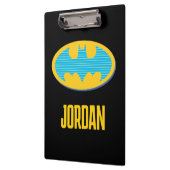 Batman | Cyaan Stripesymbool Klembord (Links)