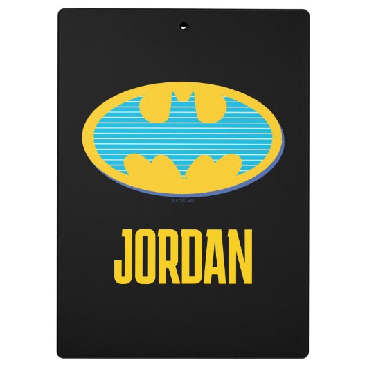 Batman | Cyaan Stripesymbool Klembord (Achterkant)