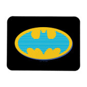 Batman | Cyaan Stripesymbool Magneet (Horizontaal)