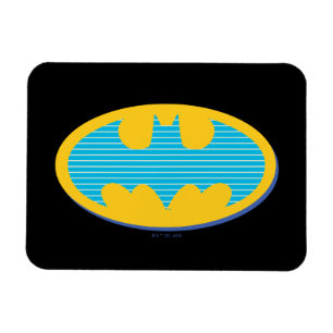 Batman Cyaan Stripesymbool Magneet