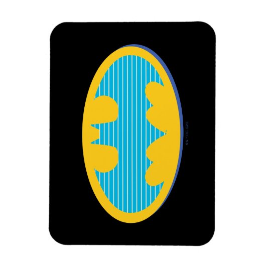 Batman | Cyaan Stripesymbool Magneet (Verticaal)