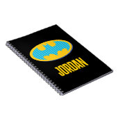 Batman | Cyaan Stripesymbool Notitieboek (Rechterzijde)