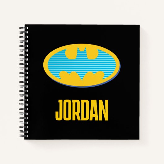 Batman | Cyaan Stripesymbool Notitieboek (Voorkant)