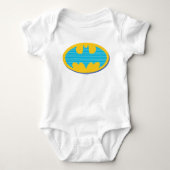 Batman | Cyaan Stripesymbool Romper (Voorkant)
