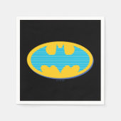 Batman | Cyaan Stripesymbool Servet (Voorkant)