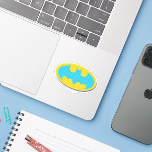 Batman Cyaan Stripesymbool Sticker