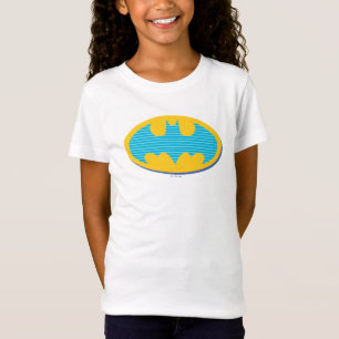 Batman   Cyaan Stripesymbool T-shirt