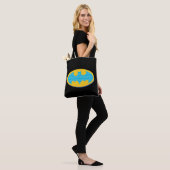 Batman | Cyaan Stripesymbool Tote Bag (Op model)