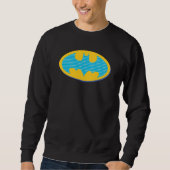 Batman | Cyaan Stripesymbool Trui (Voorkant)