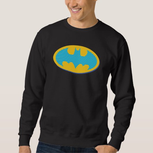 Batman | Cyaan Stripesymbool Trui (Voorkant)
