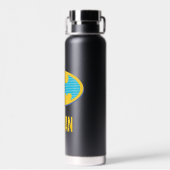 Batman | Cyaan Stripesymbool Waterfles (Achterkant)