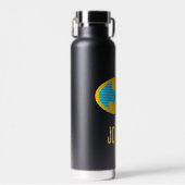 Batman | Cyaan Stripesymbool Waterfles (Voorkant)