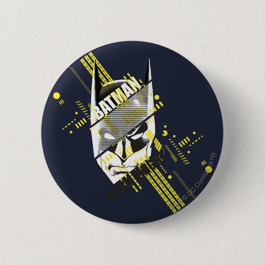 Batman Dark Knight Futuristic Ronde Button 5,7 Cm (Voorkant)