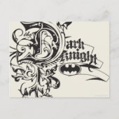 Batman Dark Knight |  LOGO Briefkaart (Voorkant)