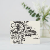 Batman Dark Knight |  LOGO Briefkaart (Staand voorkant)