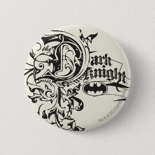 Batman Dark Knight    LOGO Ronde Button 5,7 Cm