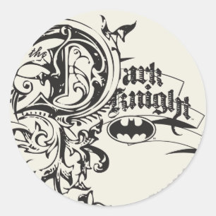 Batman Dark Knight    LOGO Ronde Sticker