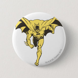 Batman Dash Yellow Ronde Button 5,7 Cm