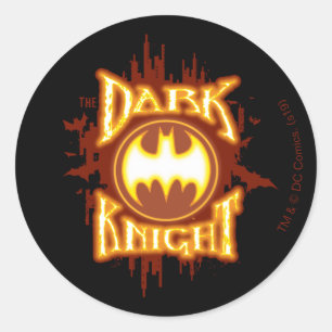 Batman   De Dark Knight Ronde Sticker