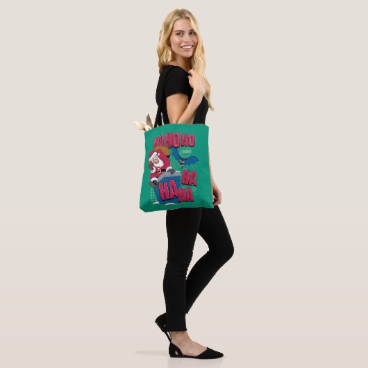 Batman | De joker Santa Claus klimt uit Chimney Tote Bag (Op model)