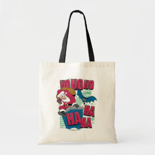 Batman   De joker Santa Claus klimt uit Chimney Tote Bag