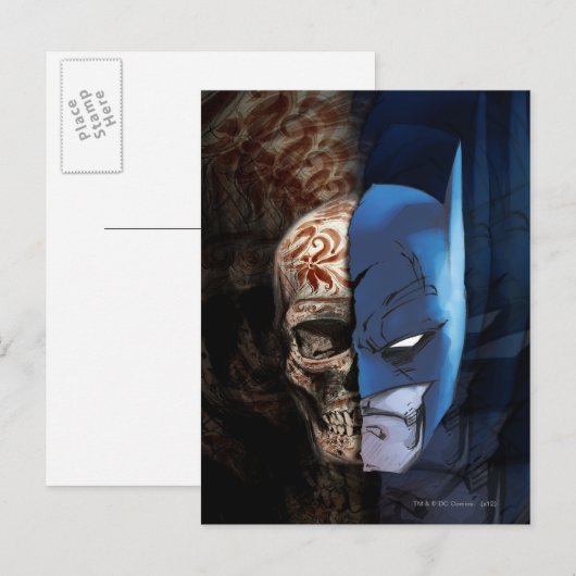 Batman de los Muertos Briefkaart (Voorkant / Achterkant)