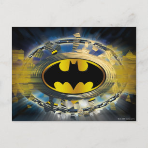 Batman Decorated Logo Briefkaart