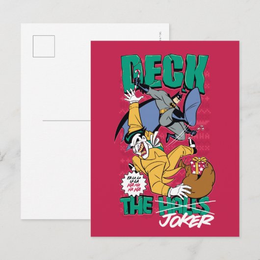 Batman | Dek de joker Briefkaart (Voorkant / Achterkant)